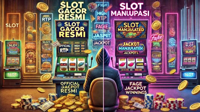 Perbedaan Slot Gacor Resmi vs Slot Manipulasi Cara Membedakannya